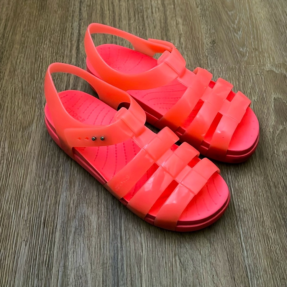 Coral CROCS splash glossy fisherman